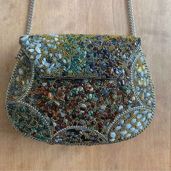 Handmade Gemstone Shoulder Bag ✨ - Picture 6 of 12